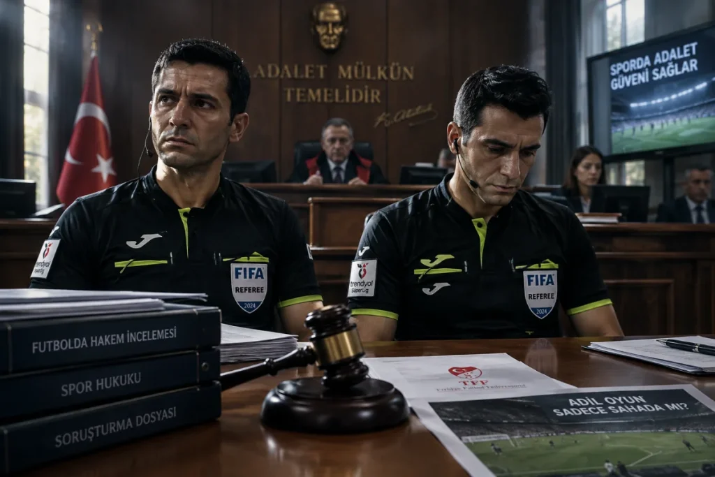 Türk Futbolunda Deprem: Hakemler Yasin Kol ve Göktuğ Hazar Erel’e Tutuklama Talebi